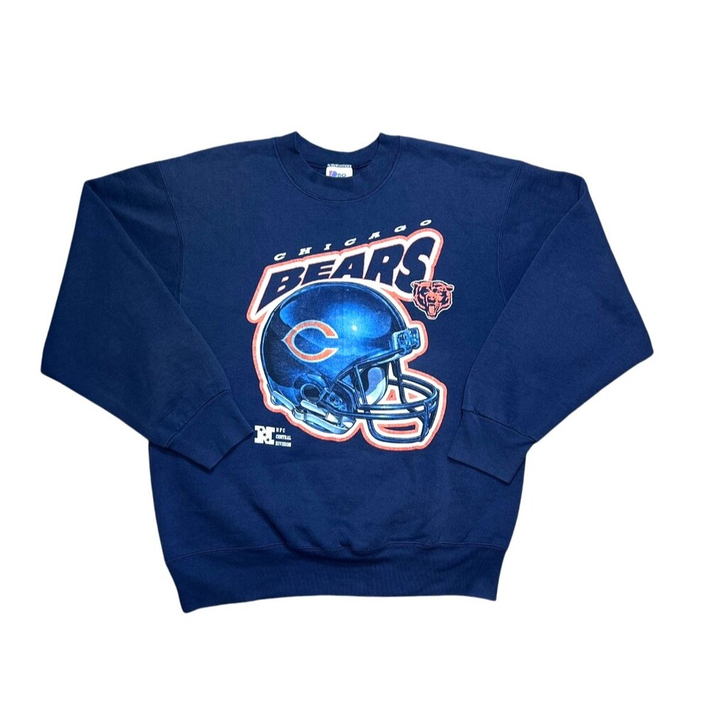Pro Player Vintage 90s Chicago Bears Cotton Blend Crewneck Sweatshirt Men's L
